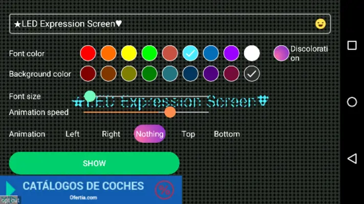 LED Expression Screen android App screenshot 3