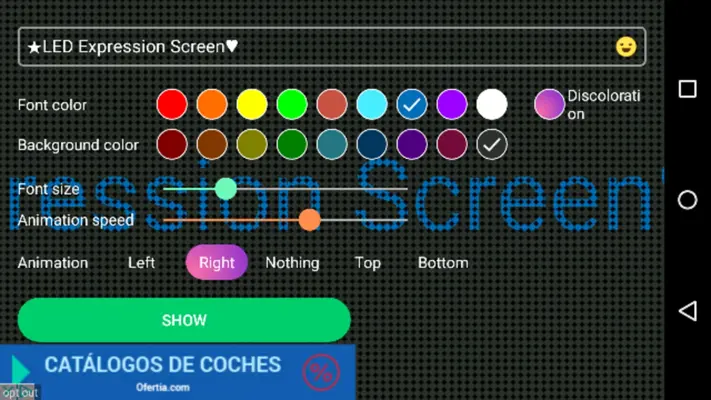 LED Expression Screen android App screenshot 4