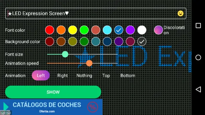 LED Expression Screen android App screenshot 5